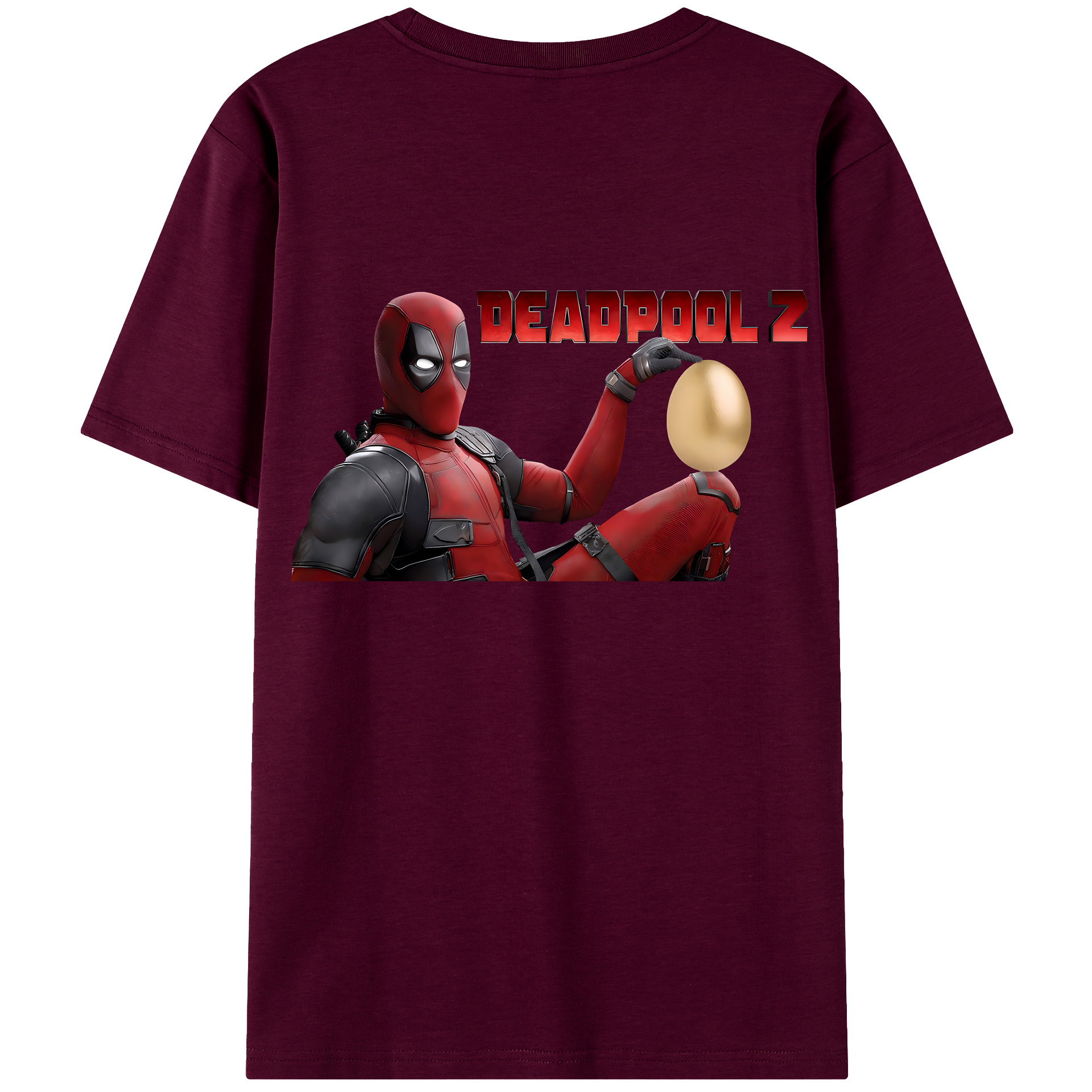 （画像用） Deadpool デッドプール レディース半袖Tシャツ(バックプリント)